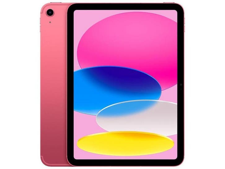 Apple iPad 10 (2022, A14 series) - Roze - 64 GB - WiFi + 5G, Computers en Software, Apple iPads, Zo goed als nieuw, Verzenden