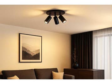 Veiling - 10 x Ronde Opbouwspot – 3 x GU10 – Kantelbare, Nieuw