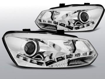 Koplampen Devil Eyes DRL-Look | geschikt voor Volkswagen Pol, Verzenden, Nieuw, Volkswagen
