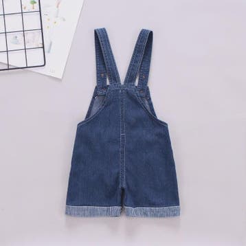 Schattige Denim Tuinbroek Shorts met Cartoon Print voor Kind, Verzenden, Nieuw