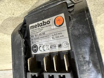 Metabo Accu Pijpbandmachine RB 18 LTX 60 18V, zonder, Ophalen of Verzenden, Gebruikt