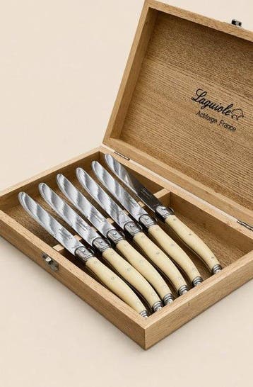 Laguiole - Keukenmes - Bread knife - Staal, Hout - Frankrijk