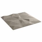 vidaXL Wandpanelen 24 pcs Betongrijs 50 x 50 cm XPS Schuim, Doe-het-zelf en Verbouw, Platen en Panelen, Verzenden, Nieuw