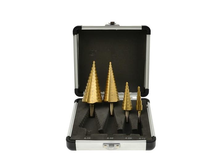 HSS Kegelboor Set - 4 Tot 39 Mm - 4 Delig - Stappenboor Set, Doe-het-zelf en Verbouw, Gereedschap | Boormachines, Overige typen