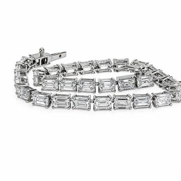 Armband - 14 karaat Witgoud - 12.45ct. tw. Diamant, Nieuw