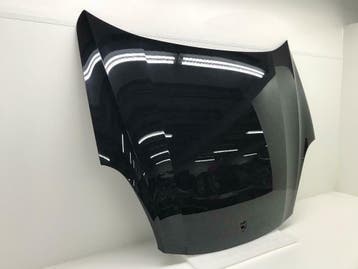 Porsche Cayenne (E3 I+II) ORIGINEEL motordeksel met schade !, Ophalen, Gebruikt, Voor, Porsche