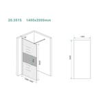 Aanbieding: Slim Glasplaat Wiesbaden 1400x2000 8mm Nano Ged., Ophalen of Verzenden, Nieuw