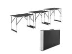 Veiling - 3 stuks Aluminium Vouwtafel, Nieuw