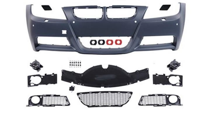Carnamics Voorbumper | BMW 3-serie 05-08 4-d (E90) / 3-serie, Auto-onderdelen, Carrosserie en Plaatwerk, Nieuw, Verzenden