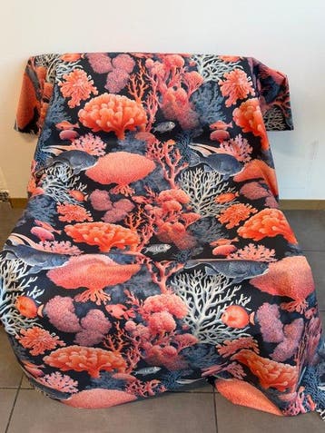 Katoenen meubelstof voor bekleding GCFabrics – Zeeachtige