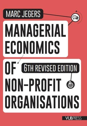 Managerial Economics Of Non-Profit Organisations | Nieuw, Ophalen of Verzenden, Nieuw, Marc Jegers