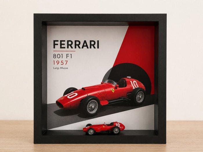 Studio Delu. (1976) - Ferrari 801 F1 – Luigi Musso (1957) –, Antiek en Kunst, Kunst | Designobjecten