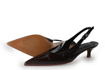 Manfield Slingbacks in maat 40 Bruin, Bruin, Verzenden, Zo goed als nieuw, Manfield