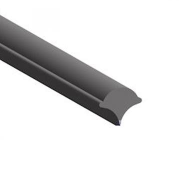 Pees Raamrubber Zwart 10m, Nieuw