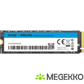Lexar NM610 Pro 1TB M.2 SSD, Computers en Software, Harde schijven, Verzenden, Nieuw, Lexar