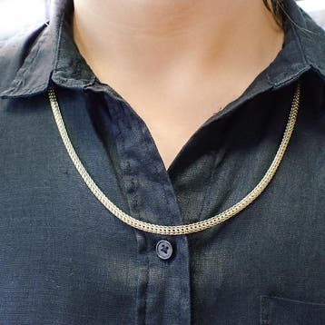 Gouden Prince of Wales collier (Ketting), Ophalen of Verzenden, Gebruikt, Overige kleuren, Goud