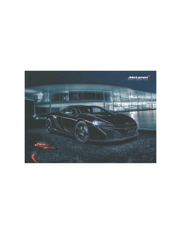 2013 MCLAREN 650S COUPE CONCEPT BROCHURE ENGELS, Nieuw, Author