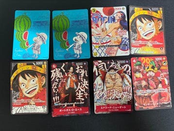 Bandai - 8 Card - One Piece - Luffy Robin bulk card, Nieuw