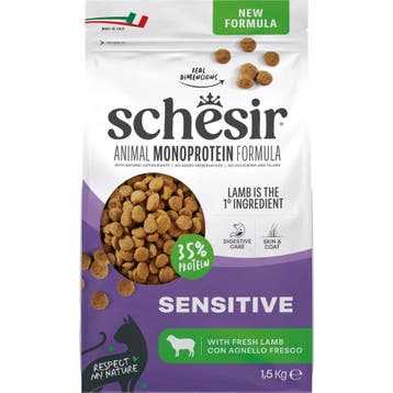 Schesir Monoproteïne Promo Kattenvoer Droog Sensitive Lam.., Verzenden, Kat