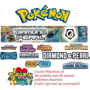 Pokemon Kaarten - Pokemon Diamond & Pearl + Ruby & Sapphire, Ophalen of Verzenden, Zo goed als nieuw, Losse kaart