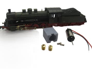 micromotor NF024G motor ombouwset voor Fleischmann BR 55, Overige merken, Gelijkstroom, Verzenden, Overige typen