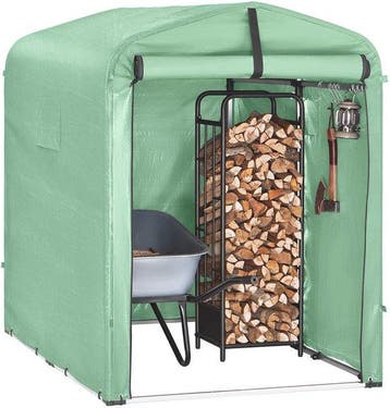 2dekans | SoBuy KLS11-GR Tuinschuur, tuinhuis voor buiten,, Tuin en Terras, Tuinhuizen, Ophalen of Verzenden, Zo goed als nieuw