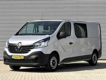 Renault Trafic 1.6 dCi T29 L2H1 DC Dubbele cabine MARGE BTW, Stof, Gebruikt, Euro 6, Renault
