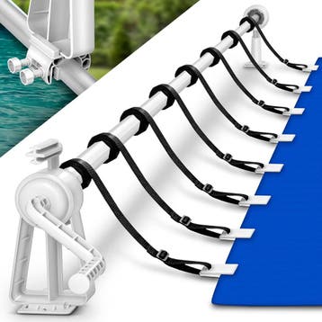 Tillvex® Zwembadhaspel - Zwembadopwinder - 1,05m-6,15m, Tuin en Terras, Verzenden, Zo goed als nieuw