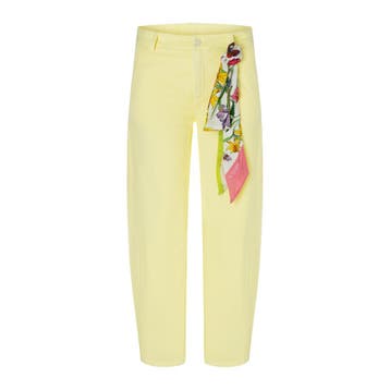 Cambio • gele Oria french pocket pantalon • 36, Kleding | Dames, Cambio, Verzenden, Geel, Nieuw