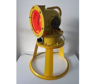Staande lamp - Glas, Staal, Aluminium, Plastic - Een