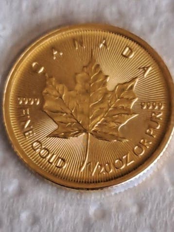 Canada. 1 Dollar 2023 Maple Leaf 1/20 Oz, Postzegels en Munten