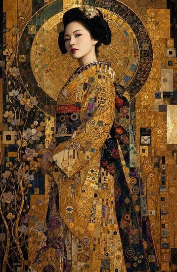Yamila - XL - Geisha en Pan de Oro