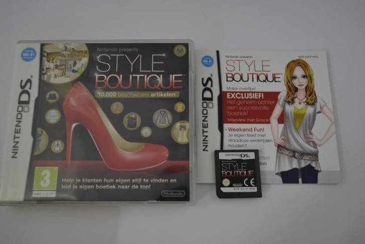 Style Boutique (DS HOL), Spelcomputers en Games, Games | Nintendo 2DS en 3DS, 1 speler, Zo goed als nieuw, Verzenden