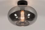 Rietveld Plafondlampen - Zwart, Grijs - Glas, Metaal, Verzenden, Nieuw