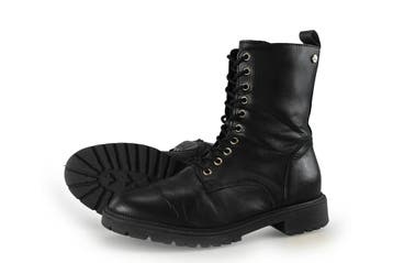 No Stress Veterboots in maat 40 Zwart, Kleding | Dames, Verzenden, Zwart, Overige typen, Zo goed als nieuw
