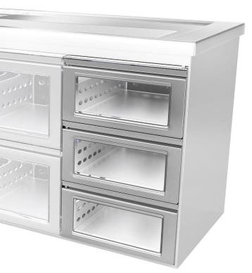 GGM Gastro | Ladenblok - glas - 3x 1/3 laden - voor de |, Verzenden, Nieuw