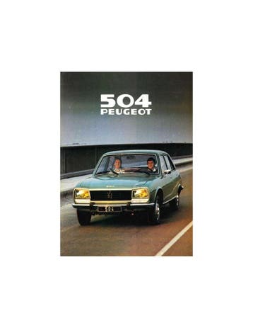 1979 PEUGEOT 504 GL / TI BROCHURE NEDERLANDS, Nieuw, Peugeot, Author