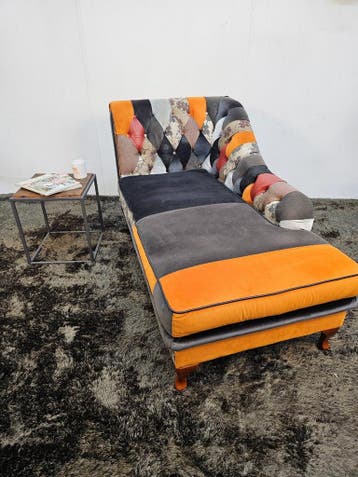 Chesterfield Jan Frantzen Design Chaise Longue Multicolor, Ophalen of Verzenden, Nieuw