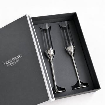 Wedgwood × Vera Wang - Champagneglas (2) - Love Knot