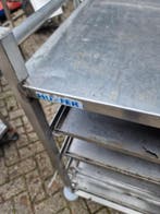 Serveerwagen met uitschuifbare platen 111x56x107cm bxdxh, Ophalen of Verzenden, Gebruikt