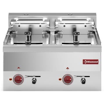 Diamond Pro 600 | Friteuse | Elektrisch | 10+10L | 400V | Af, Ophalen of Verzenden, Nieuw in verpakking