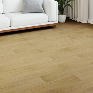 vidaXL Laminaatvloer Zacht Crème 101 x 20 x 0,8 cm 5 st, Doe-het-zelf en Verbouw, Vloerdelen en Plavuizen, Verzenden, Nieuw