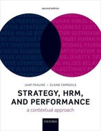 Strategy, HRM, and Performance 9780198808602 Jaap Paauwe, Verzenden, Zo goed als nieuw, Jaap Paauwe