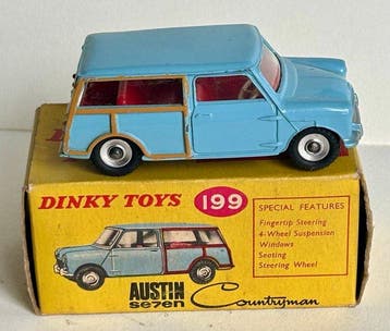 Dinky Toys 1:43 - Modelauto - Austin Seven Countryman No 199, Nieuw