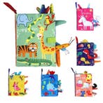 Baby Rammelaar Stoffen Boek Hangspeelgoed Kinderwagen, Verzenden, Nieuw
