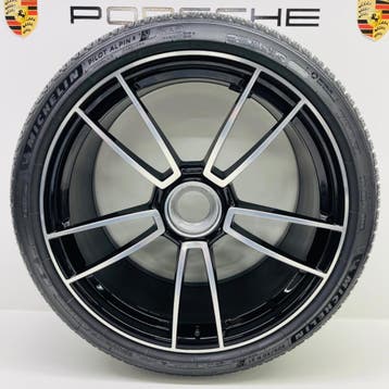 Porsche 992 Turbo S ORIGINELE 20/21inch zwart-alu winterset, Auto-onderdelen, Banden en Velgen, Ophalen, Banden en Velgen, Nieuw