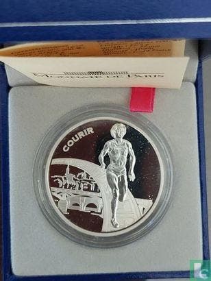 Frankrijk 1½ euro 2003 (PROOF) Athletics World Champions.., Postzegels en Munten, Verzenden, Goud, Overige waardes, Frankrijk