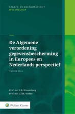 De Algemene verordening gegevensbescherming in 9789013169270, Verzenden, Zo goed als nieuw