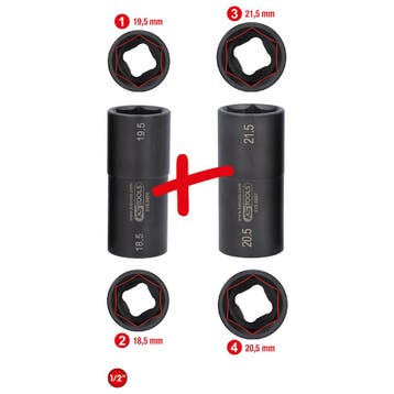 KS Tools Speciale 1/2 Krachtdoppenset Ford Aluminiumvelgen, Verzenden, Nieuw