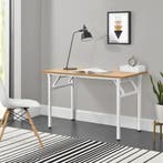 Eettafel bureau 120x60x75 - 76,4 cm opvouwbaar verstelbaar b, Verzenden, Nieuw